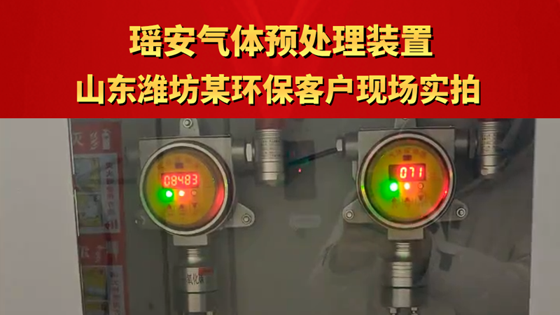 英国上市公司365气体预处理装置 山东潍坊某环保客户现场实拍