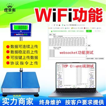 YJH-T局域网上传电子秤30kg带网口 车间多台组网