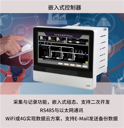 虹潤(rùn)OHR-H800嵌入式控制器變送輸出設(shè)置的視頻講解