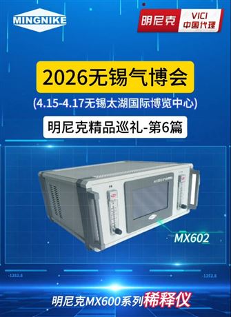 2026無錫氣博會精品巡禮第6篇--MNK600系列稀釋儀