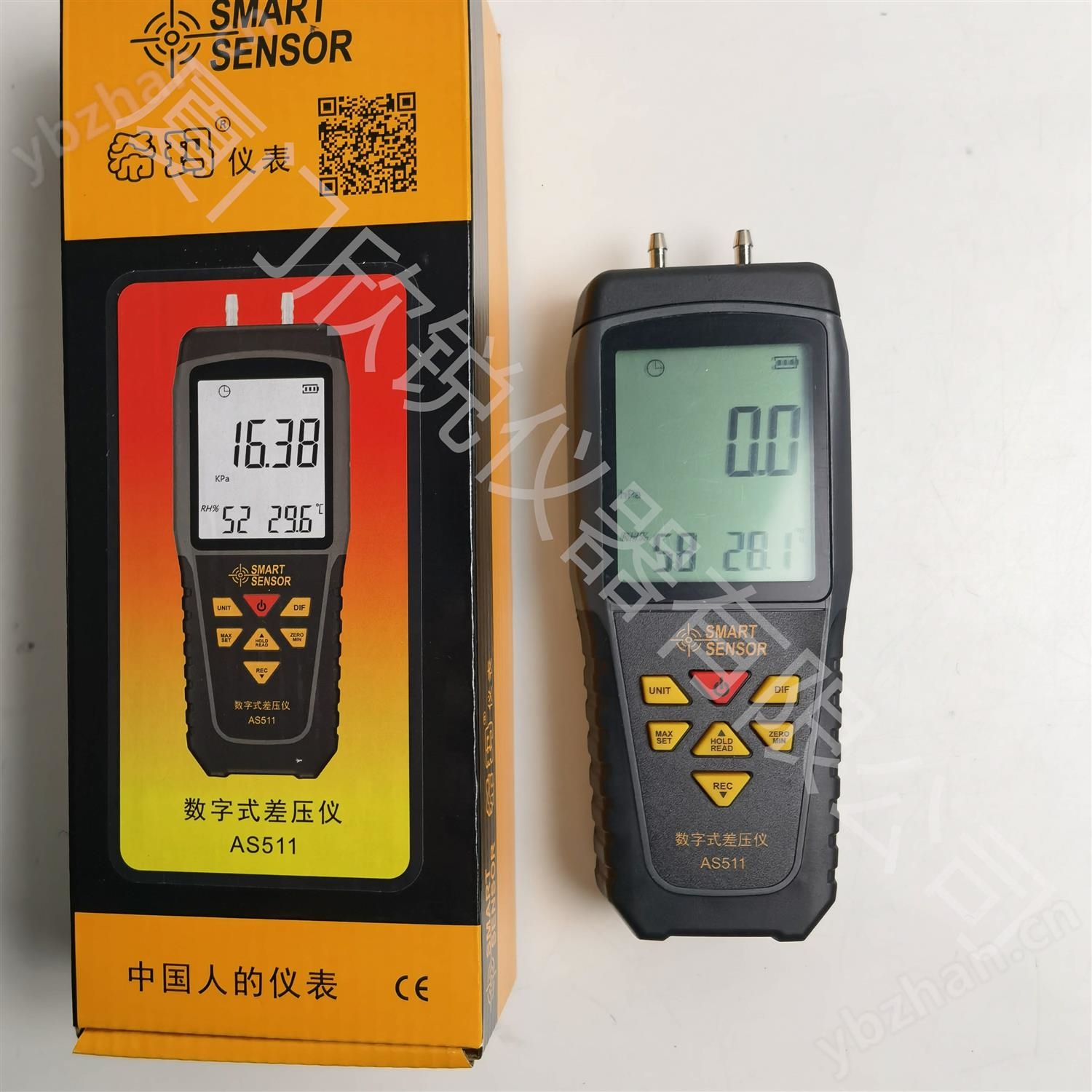 AS511香港希玛SMART SENSOR数显差压计差压表