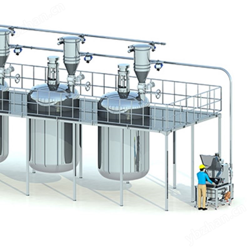 高服反应釜固体加料装置粉料自动投料器系统