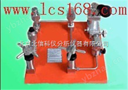 臺式氣壓壓力泵 高壓氣體壓力泵 開放壓桿式氣體壓力泵（3個儀表）